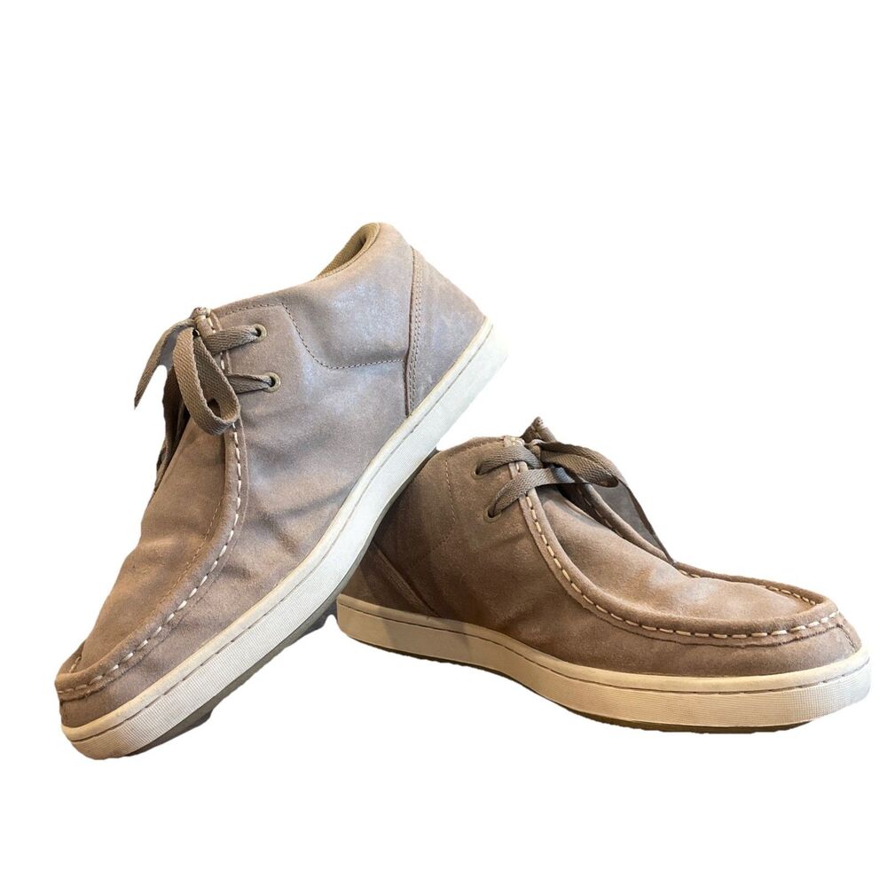 iPath Cats Shoes Men’s 13 Gray Suede Skate Thick Tongue MocToe Style Chukkas Y2K